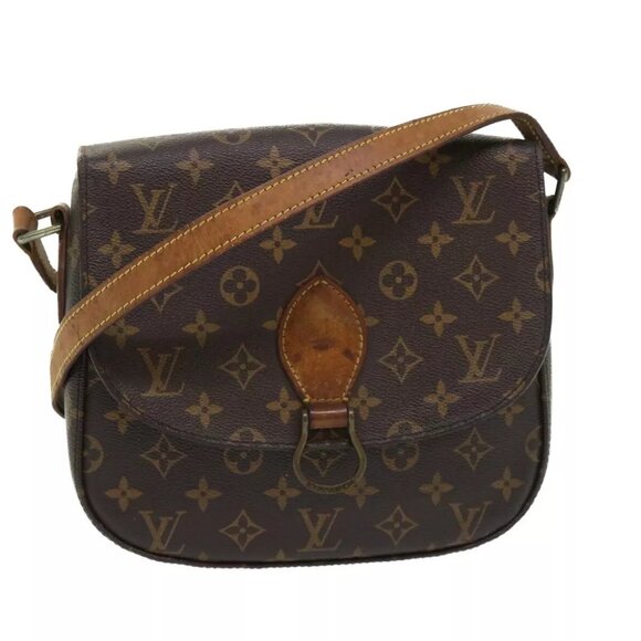 LOUIS VUITTON Monogram Saint Cloud GM Shoulder Bag M51242 LV Auth ki3179 - Picture 1 of 16